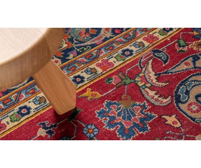 TAPIS VINTAGE ANCIEN TABAN | LAINE AVEC TRAME COTON | 301cm x 402cm