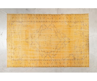 TAPIS VINTAGE ANCIEN | LAINE AVEC TRAME COTON | 185cm x 284cm
