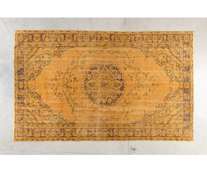 TAPIS VINTAGE ANCIEN | LAINE AVEC TRAME COTON | 151cm x 246cm