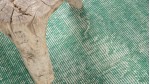 TAPIS VINTAGE ANCIEN ZEKI MUREN | LAINE AVEC TRAME COTON | 75cm x 270cm