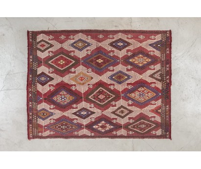 TAPIS KILIM KARAPINAR 100% LAINE - 119x154cm