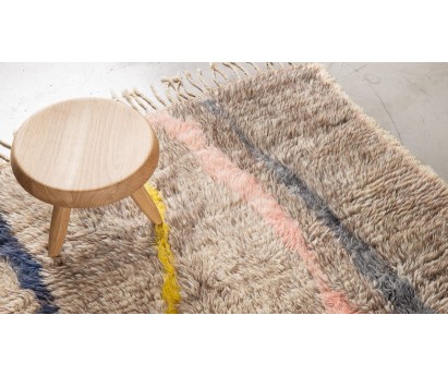 TAPIS BERBERE CONTEMPORAIN 100% LAINE - 145x245cm