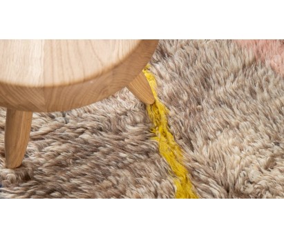 TAPIS BERBERE CONTEMPORAIN 100% LAINE - 145x245cm
