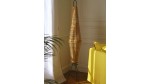 LAMPADAIRE NAASHA - ROTIN ET ACIER BRUT - NATUREL - 155cm