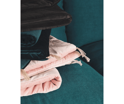 Sofa Cover en velours lavé Laurier, 85 x 185 cm, CARAVANE