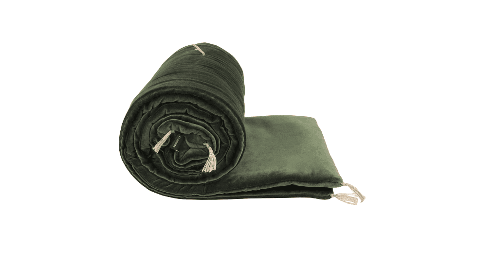 Sofa Cover en velours lavé Laurier, 85 x 185 cm, CARAVANE