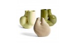 Vase W&S - Chubby - olive green - HAY
