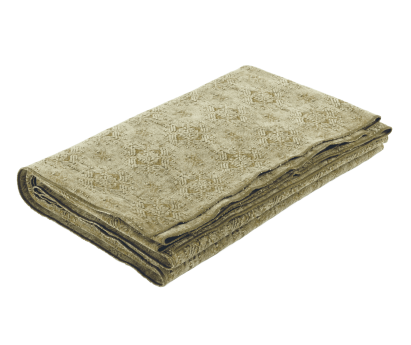PLAID VICE VERSA JACQUARD STONE WASHED KILIM - BRONZE - 135x200cm