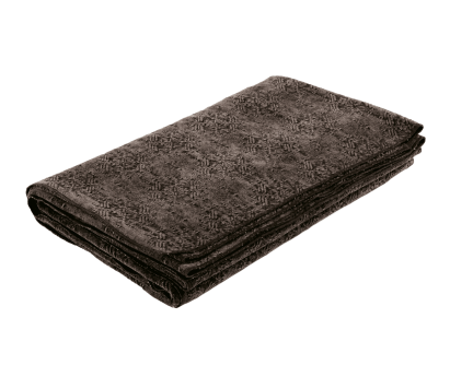 PLAID VICE VERSA JACQUARD STONE WASHED KILIM - BROWNIE - 135x200cm