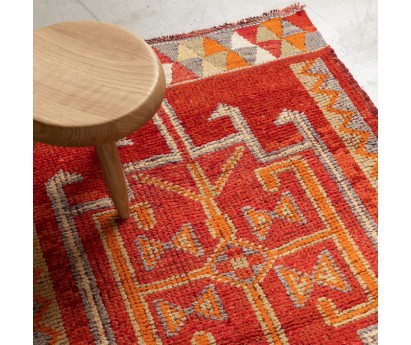 TAPIS HERKI 100% LAINE NOUÉ MAIN - 94x327cm