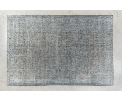 TAPIS VINTAGE ANCIEN GRIS 100% LAINE - 210x315cm