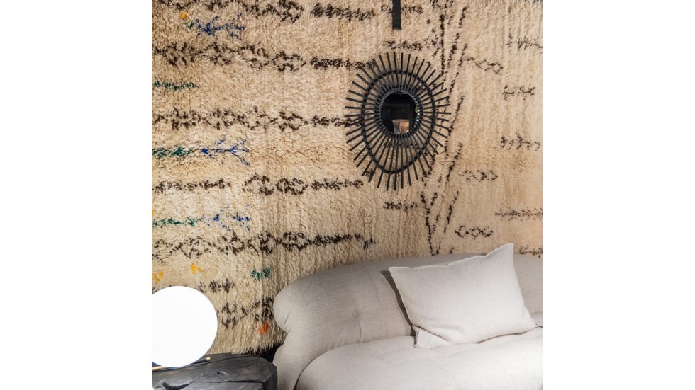 TAPIS BERBÈRE BENI OUARAIN ANCIEN 100% LAINE - 190x330cm