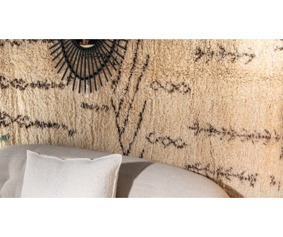 TAPIS BERBÈRE BENI OUARAIN ANCIEN 100% LAINE - 190x330cm