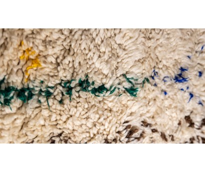 TAPIS BERBÈRE BENI OUARAIN ANCIEN 100% LAINE - 190x330cm