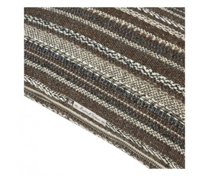 COUSSIN VICE VERSA BLACK LINE TOILE BIVOUAC RAYÉE - ÉCORCE - 2 DIMENSIONS