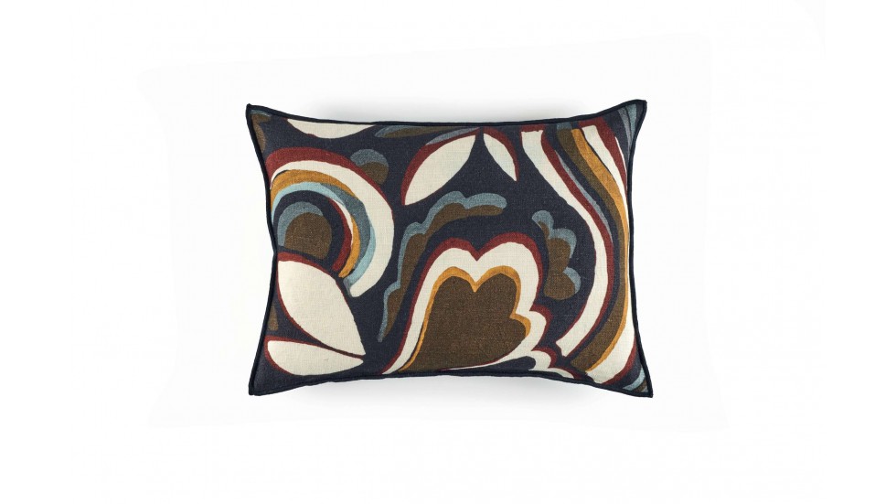 COUSSIN EN LIN POP FLOWER - STRANGE LIGHT - 40x55cm COUSSIN EN LIN POP FLOWER - STRANGE LIGHT - 40x55cm