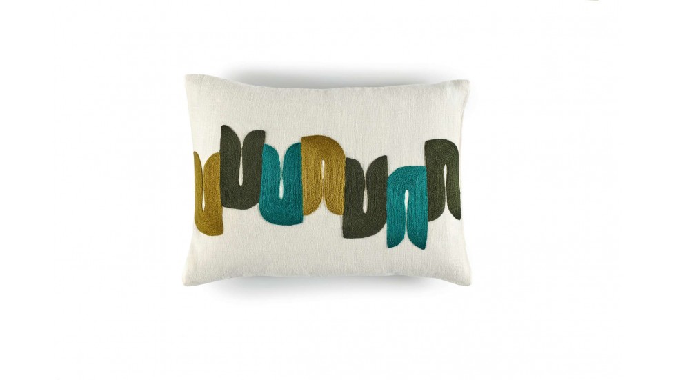 COUSSIN EN LIN VICE VERSA - MOUSSE - 40x55cm COUSSIN EN LIN VICE VERSA - MOUSSE - 40x55cm