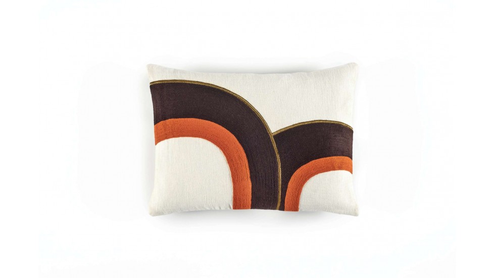 COUSSIN EN LIN BRIDGE - CLÉMENTINE - 40x55cm COUSSIN EN LIN BRIDGE - CLÉMENTINE - 40x55cm