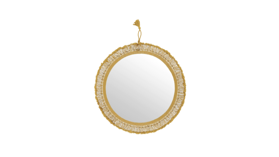 MIROIR GIPSY - COTON ET LAITON - MORDORÉ CHINÉ
