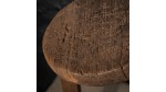TABOURET ROND EN ORME ANCIEN - 32cm