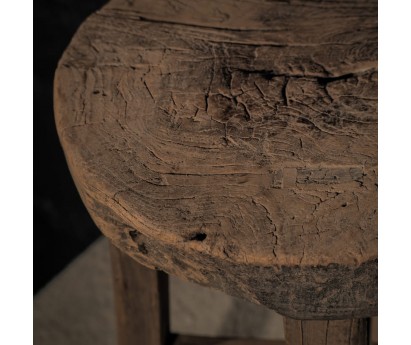 TABOURET ROND EN ORME ANCIEN - 35cm