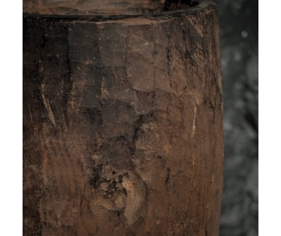COUPE ANCIENNE EN BOIS EXOTIQUE MASSIF - MAURITANIE - 34cm