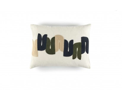COUSSIN EN LIN VICE VERSA - NIGHT AND DAY - 40x55cm