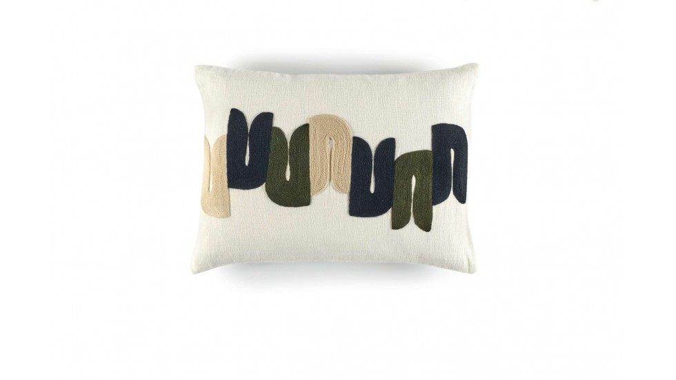COUSSIN EN LIN VICE VERSA - NIGHT AND DAY - 40x55cm COUSSIN EN LIN VICE VERSA - NIGHT AND DAY - 40x55cm