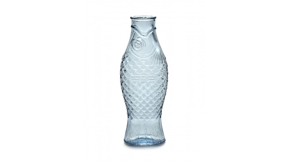 CARAFE POISSON BLEU CIEL