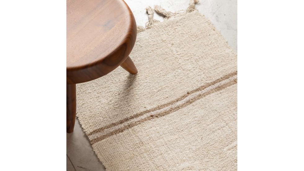 TAPIS 100% CHANVRE - 54X304CM