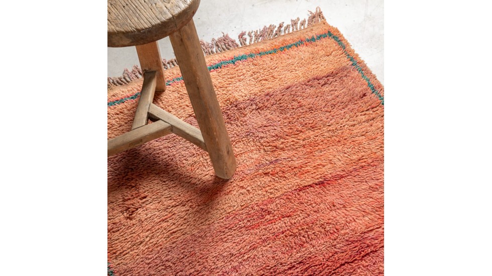 TAPIS BOUJAD ANCIEN 100% LAINE - 95X290CM
