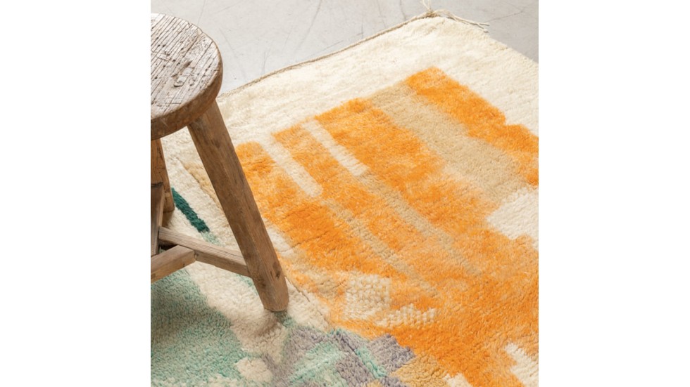 TAPIS BERBERE CONTEMPORAIN 100% LAINE - 190X300CM