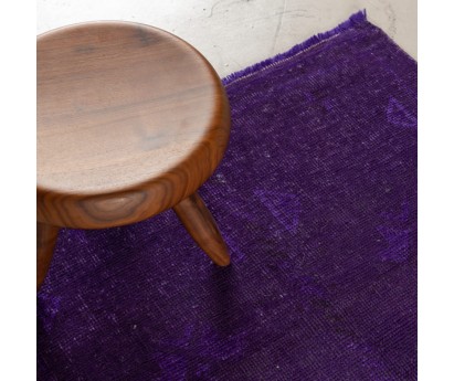 TAPIS VINTAGE AFGHAN STONE WASHED 100% LAINE - 87X140CM