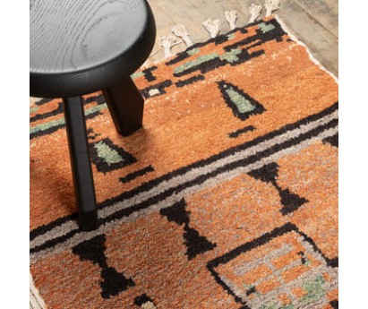 TAPIS AFGHAN þ 100% LAINE þ...