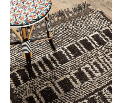 TAPIS AFGHAN 100% LAINE - 95X304CM