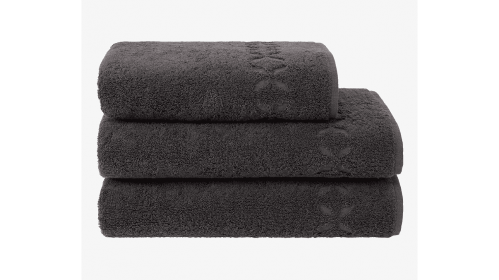 SERVIETTE DE BAIN EN COTON - COLLECTION NATURE - 4 TAILLES - ARDOISE