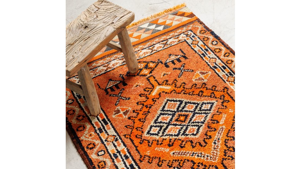 TAPIS HERKI 100% LAINE NOUE MAIN - 90X363CM TAPIS HERKI 100% LAINE NOUE MAIN - 90X363CM