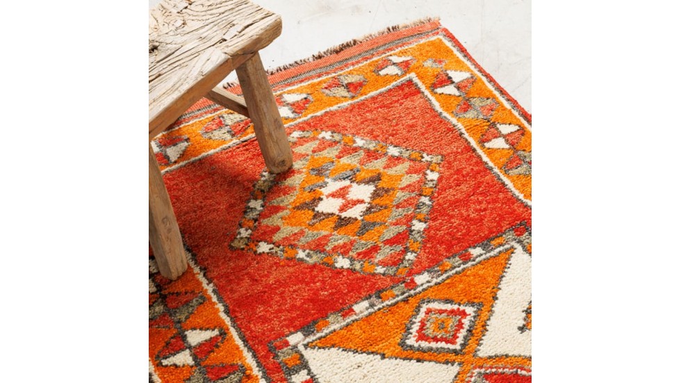 TAPIS DE PASSAGE HERKI 100% LAINE NOUE MAIN - 89X363CM TAPIS DE PASSAGE HERKI 100% LAINE NOUE MAIN - 89X363CM