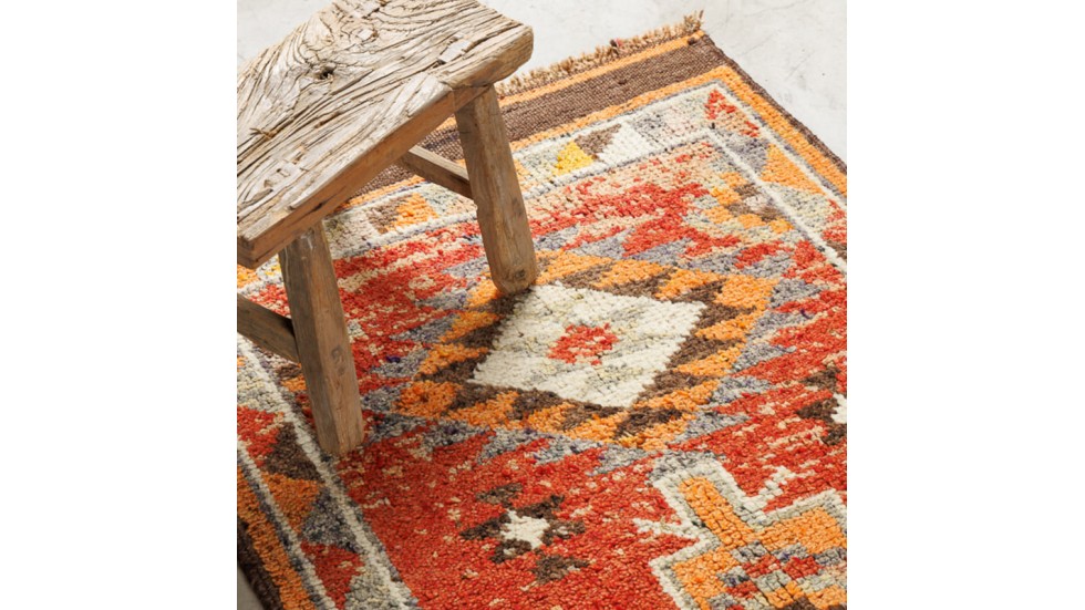 TAPIS DE PASSAGE HERKI 100% LAINE NOUE MAIN - 85X293CM TAPIS DE PASSAGE HERKI 100% LAINE NOUE MAIN - 85X293CM