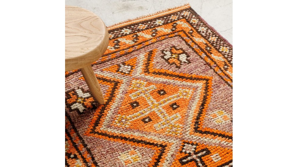 TAPIS DE PASSAGE HERKI 100% LAINE NOUE MAIN - 93X340CM TAPIS DE PASSAGE HERKI 100% LAINE NOUE MAIN - 93X340CM