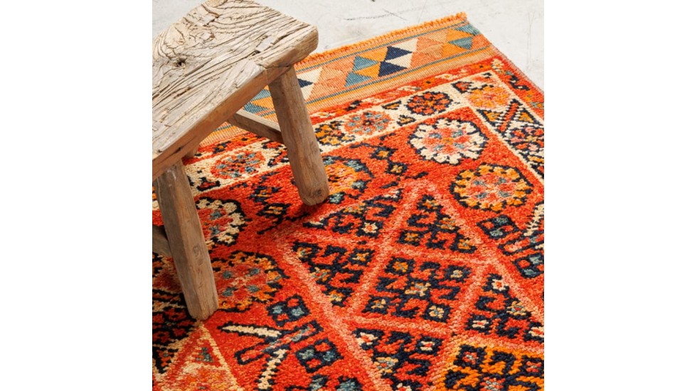 TAPIS DE PASSAGE HERKI 100% LAINE NOUE MAIN - 93X404CM TAPIS DE PASSAGE HERKI 100% LAINE NOUE MAIN - 93X404CM