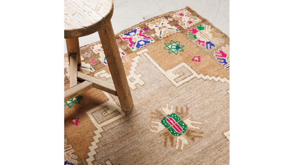 TAPIS DE PASSAGE ANCIEN TURC 100% LAINE NOUE MAIN - 121X341CM TAPIS DE PASSAGE ANCIEN TURC 100% LAINE NOUE MAIN - 121X341CM