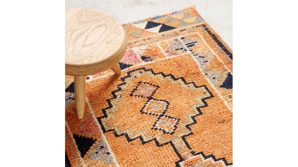 TAPIS DE PASSAGE HERKI 100% LAINE NOUE MAIN - 88X324CM TAPIS DE PASSAGE HERKI 100% LAINE NOUE MAIN - 88X324CM