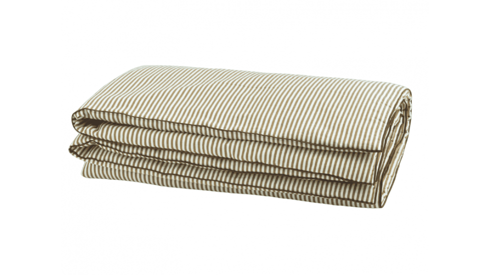 COUETTE COCOON EN LIN ET COTON VICE VERSA TOILE PORTOFINO - BRONZE - 150X200CM