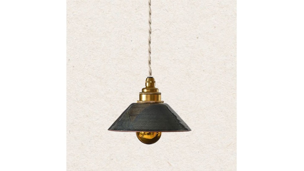 Suspension LISETTE, ø21cm x H8cm, GRES EMAILLE