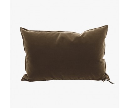 COUSSIN VICE VERSA - VELOURS PALAZZO - 2 DIMENSIONS - HAVANE