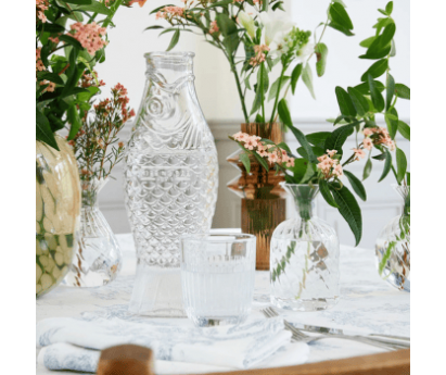 CARAFE POISSON TRANSPARENTE