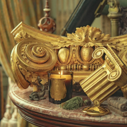 Bougie parfumée  GABRIEL - 270gr - FEU DE BOIS GOURMAND TRUDON