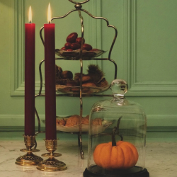 Bougie de la Madeleine - Ø2cm x h 20cm PACK 6 - BLEU CIEL