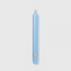 Bougie de la Madeleine - Ø2cm x h 20cm PACK 6 - BLEU CIEL